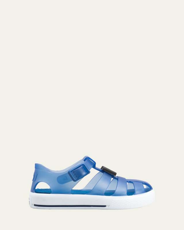 Boy's Logo Caged Jelly Sandals, Baby/Toddler/Kids